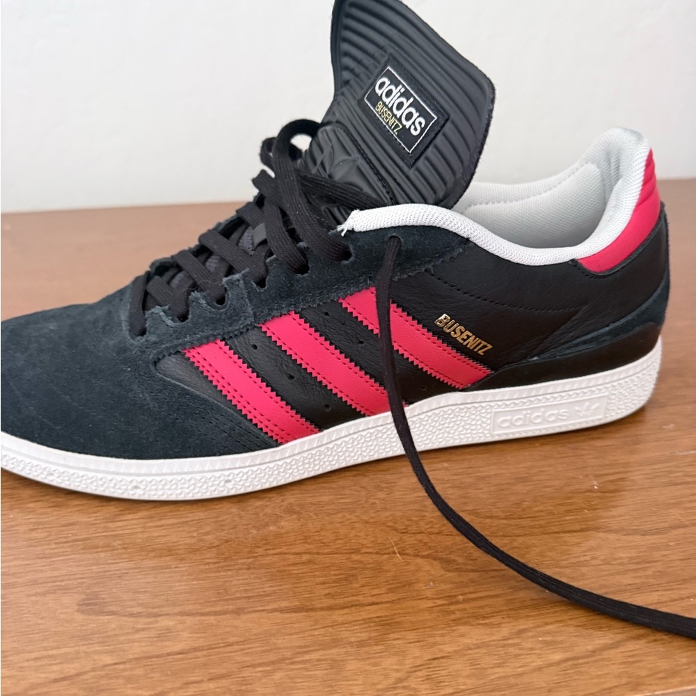 Adidas Black and Red Busenitz Sneakers, UNCUT…New, no box - Picture 6 of 13
